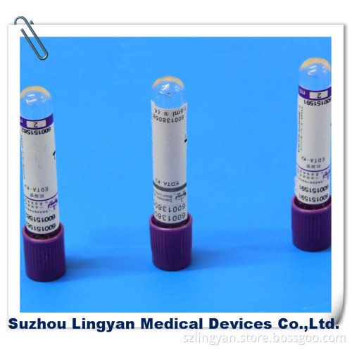 disposable edta K2 K3 tube